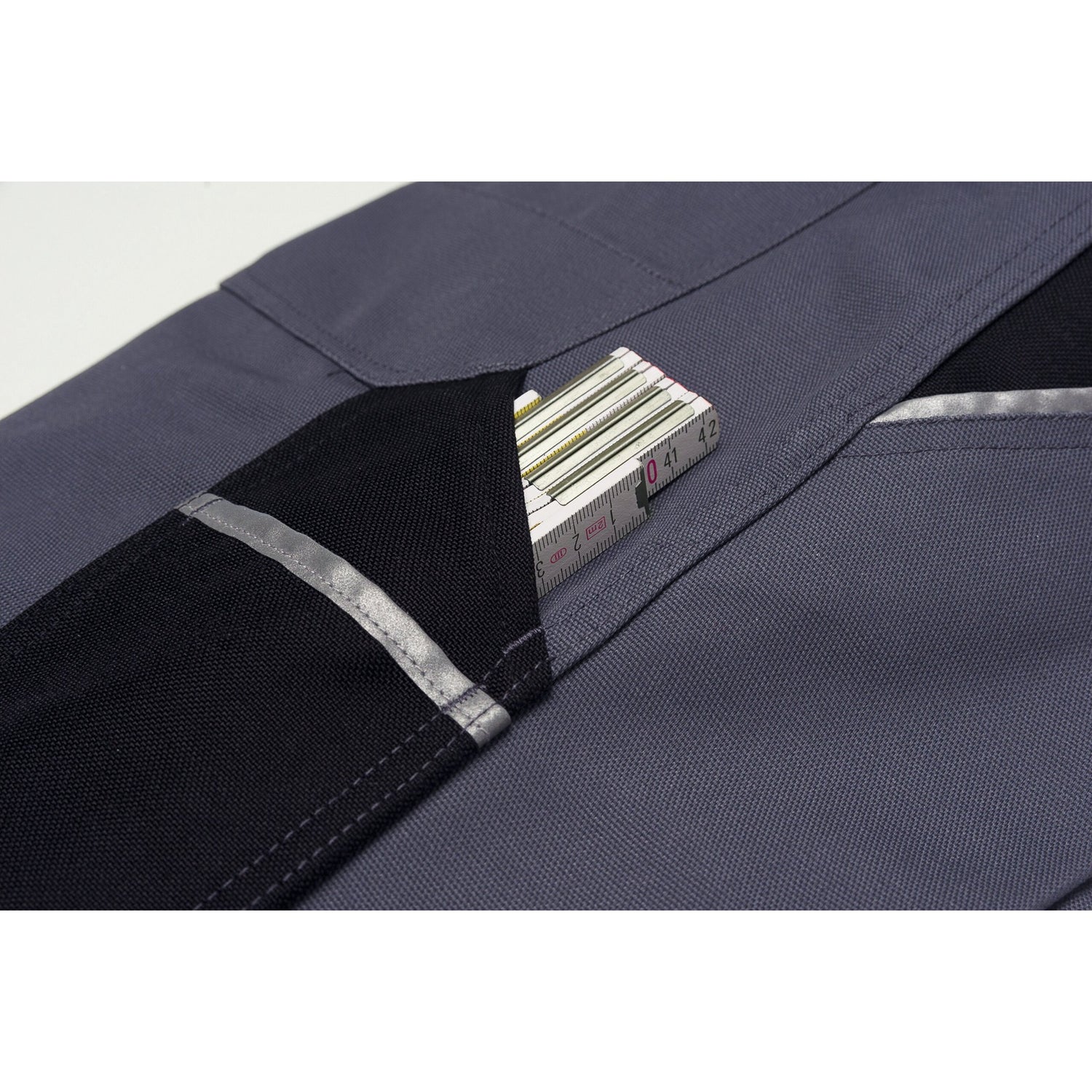 Planam Canvas 320 Trousers pure white/pure white - No fraying thanks to the Cordura® ruler pocket