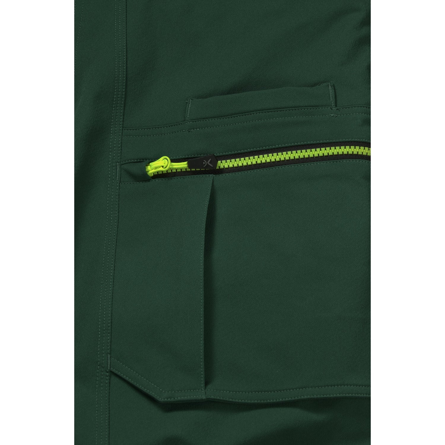 Planam rECOline Bibpant royal blue/black - The large pocket on the thigh provides plenty of storage space and allows quick access.