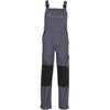 Planam Canvas 320 Dungarees grey/black - Main