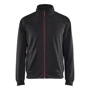 Blaklader BLAKLADER 33622526 Sweatshirt With Full Zip Work Sweatshirt MEN - Pique Fleece - 336225269956