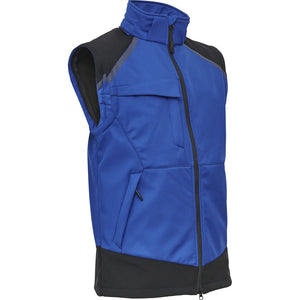 ELKA Rainwear - Working Xtreme Softshell Jacket with detachable sleeves - Royal Blue/Black