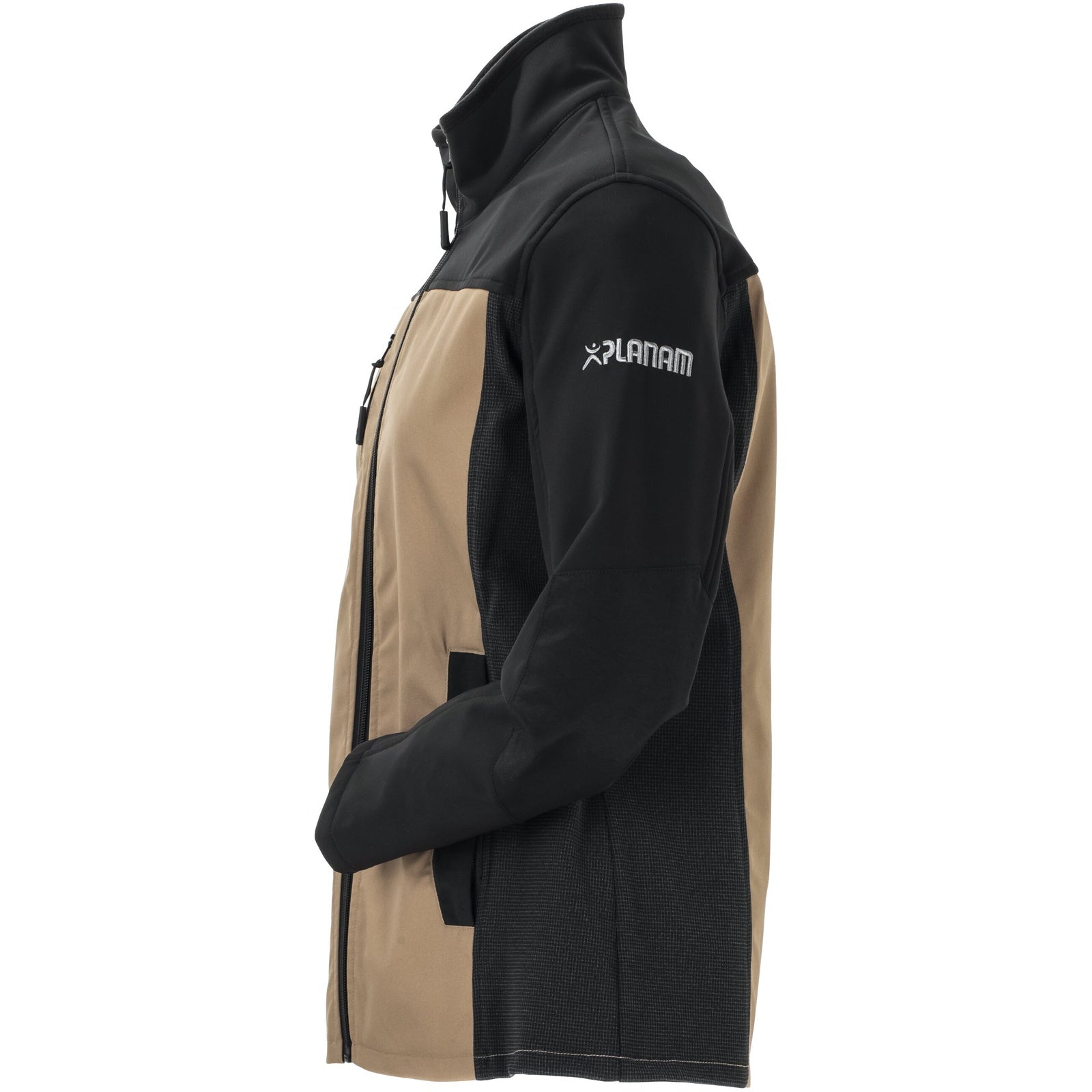 Planam Norit Women's Hybrid jacket sand/black - Model view 4