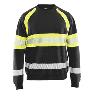Blaklader BLAKLADER 33591158 Hi Vis Sweater Hi Vis Reflective Work Sweatshirt MEN - 100% Cotton - 335911589933_CF