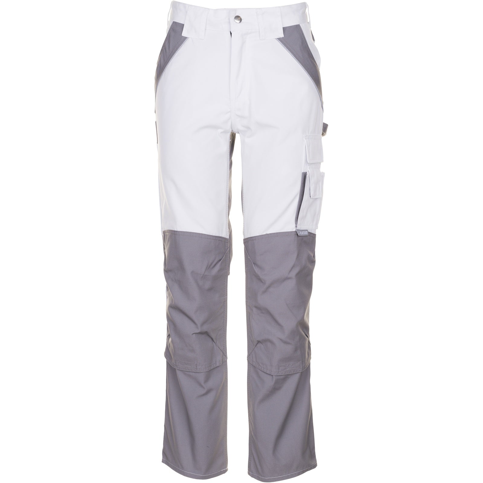 Planam Plaline Trousers pure white/zinc - Model view 1