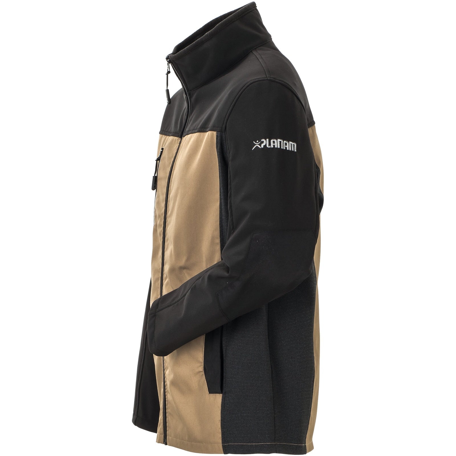 Planam Norit Men's Hybrid jacket sand/black - Model view 4