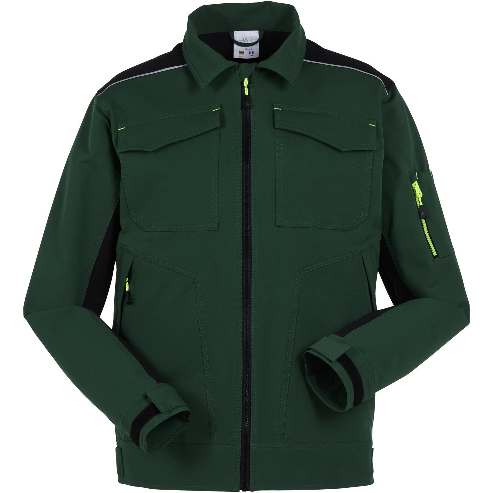Planam rECOline Blouson green/black - Model view 1
