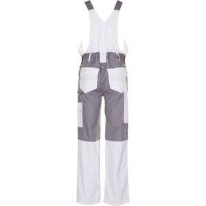 Planam Plaline Dungarees pure white/zinc - Model view 2