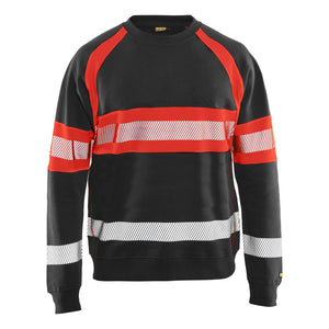 Blaklader BLAKLADER 33591158 Hi Vis Sweater Hi Vis Reflective Work Sweatshirt MEN - 100% Cotton - 335911589955