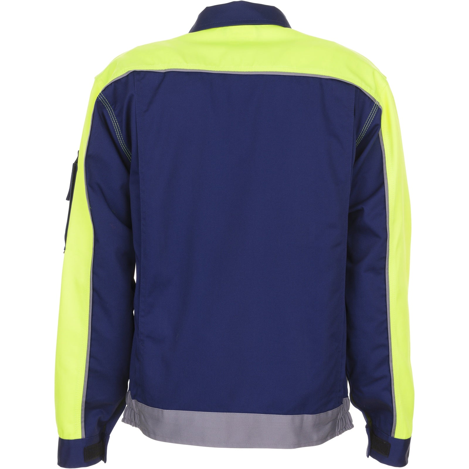 Planam Visline V1 Waisted Jacket marine/yellow/zinc - Model view 2