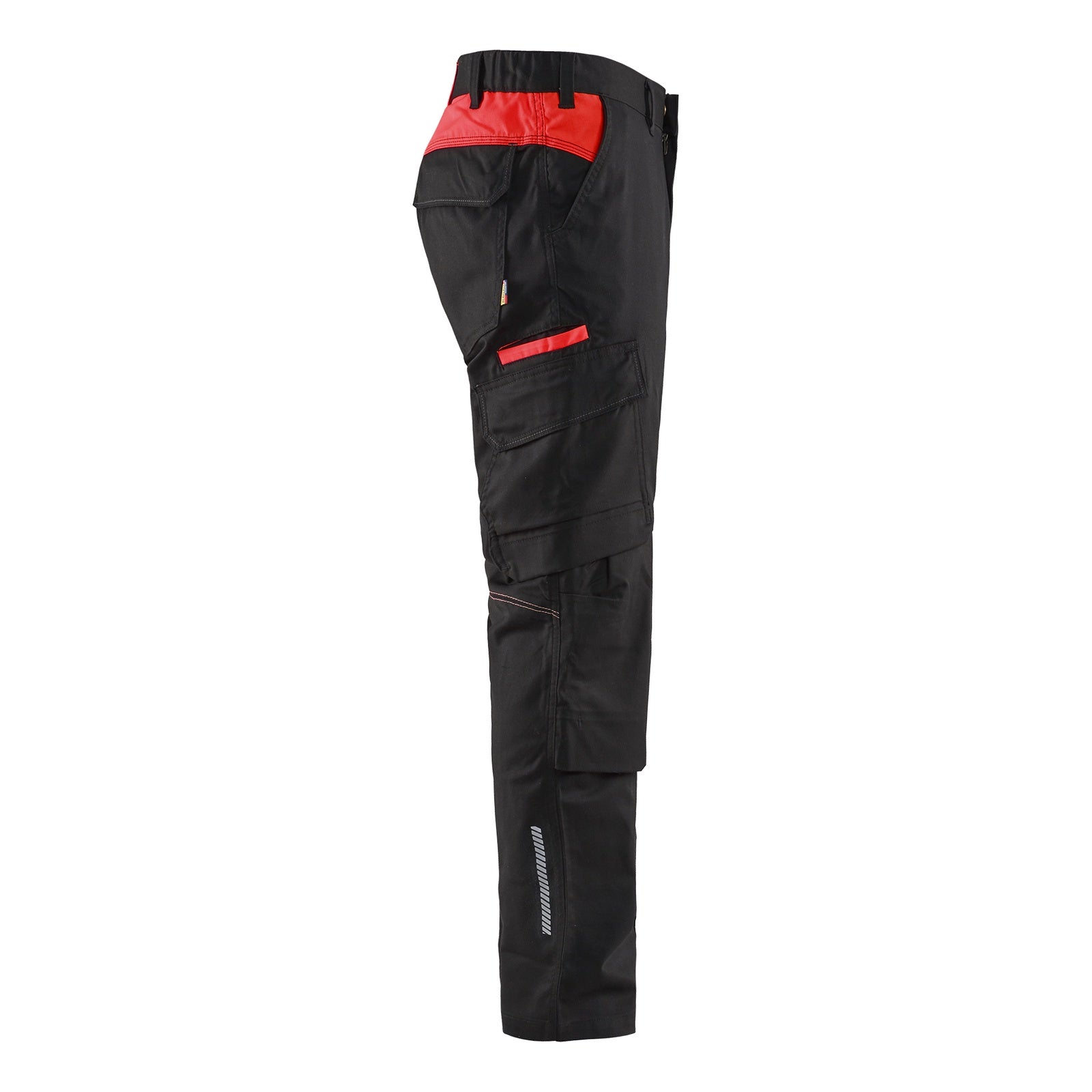 Blaklader BLAKLADER 14481832 | Industry trousers stretch with knee pad pockets Hi Vis Reflective Work Trousers Men - twill fabric - 144818329956_CR