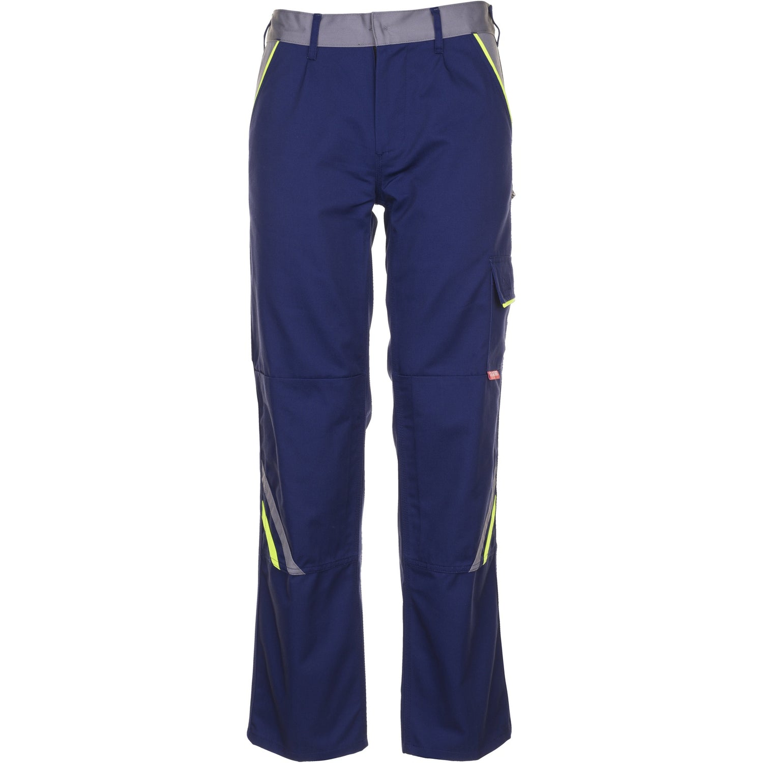 Planam Visline Trousers marine/yellow/zinc - Main