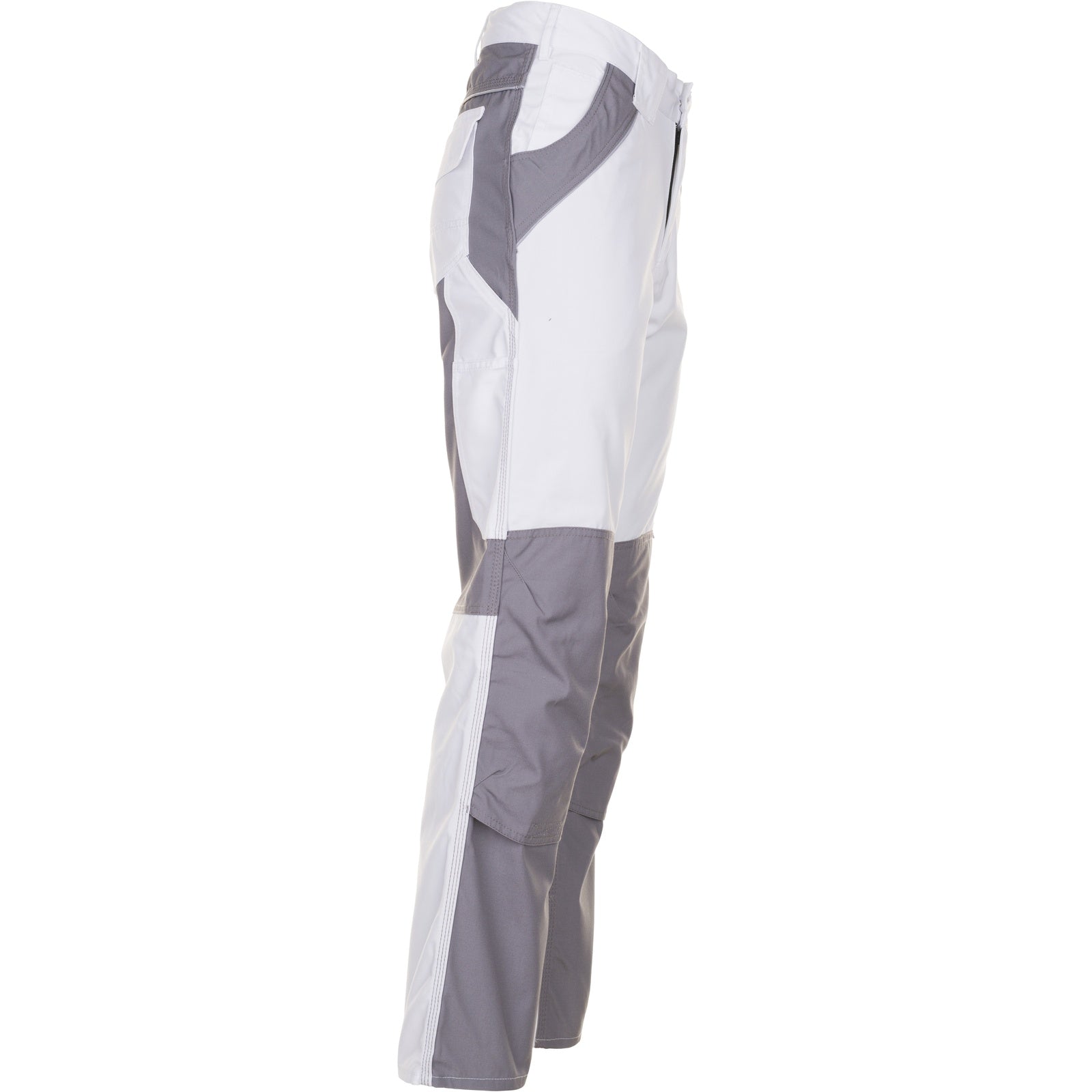 Planam Plaline Trousers pure white/zinc - Model view 3