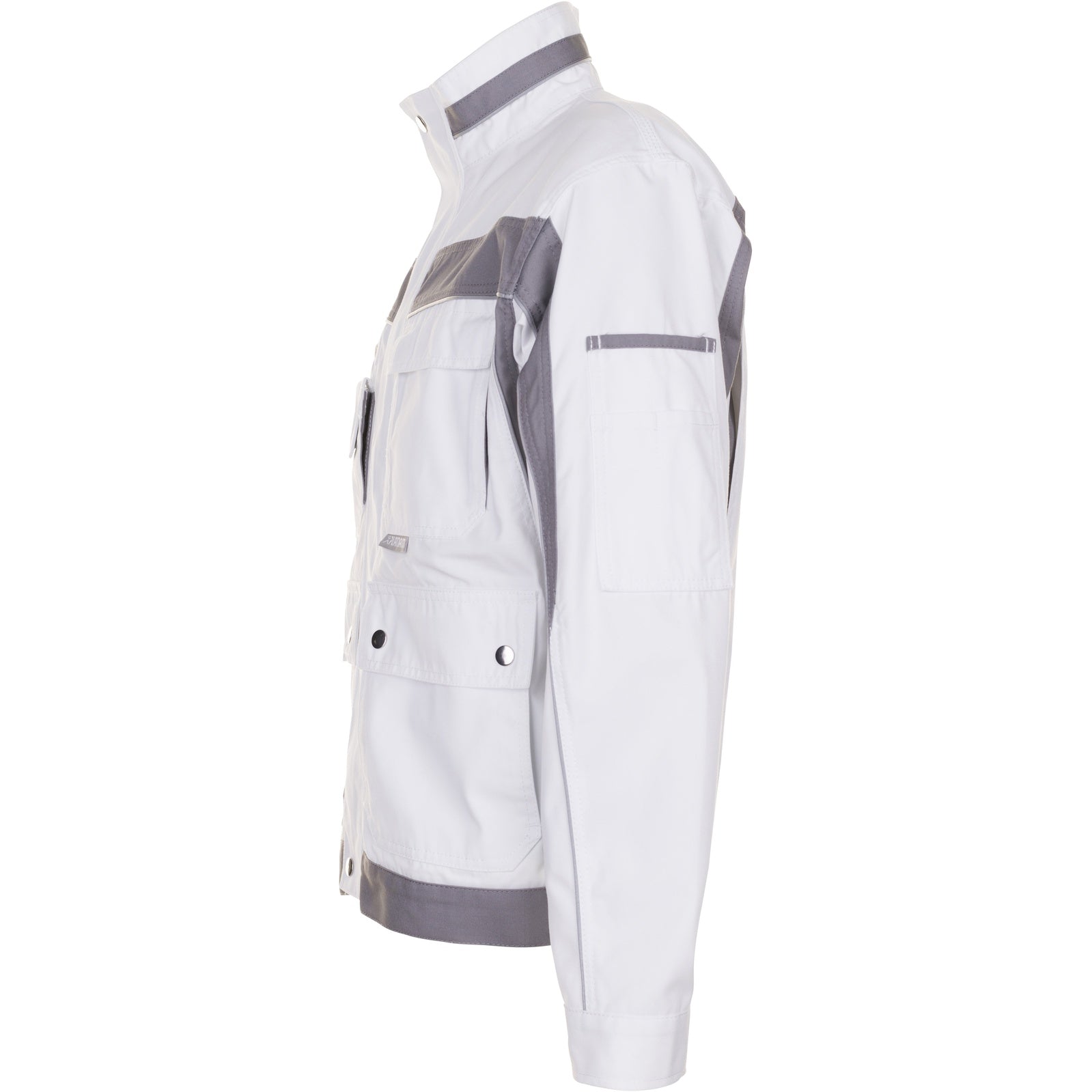 Planam Plaline Waisted Jacket pure white/zinc - Model view 4