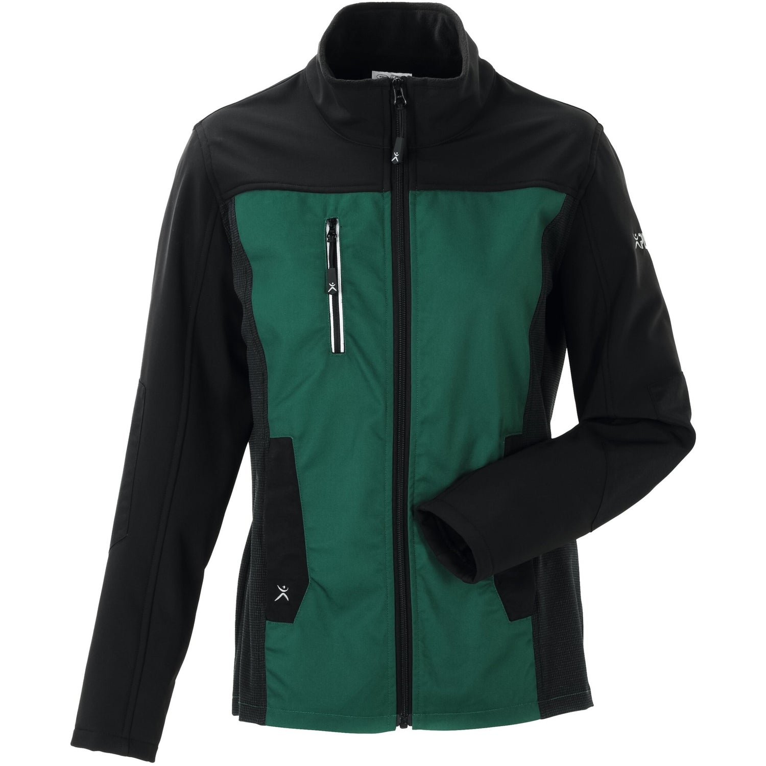 Planam Norit Women's Hybrid jacket green/black - Model view 1