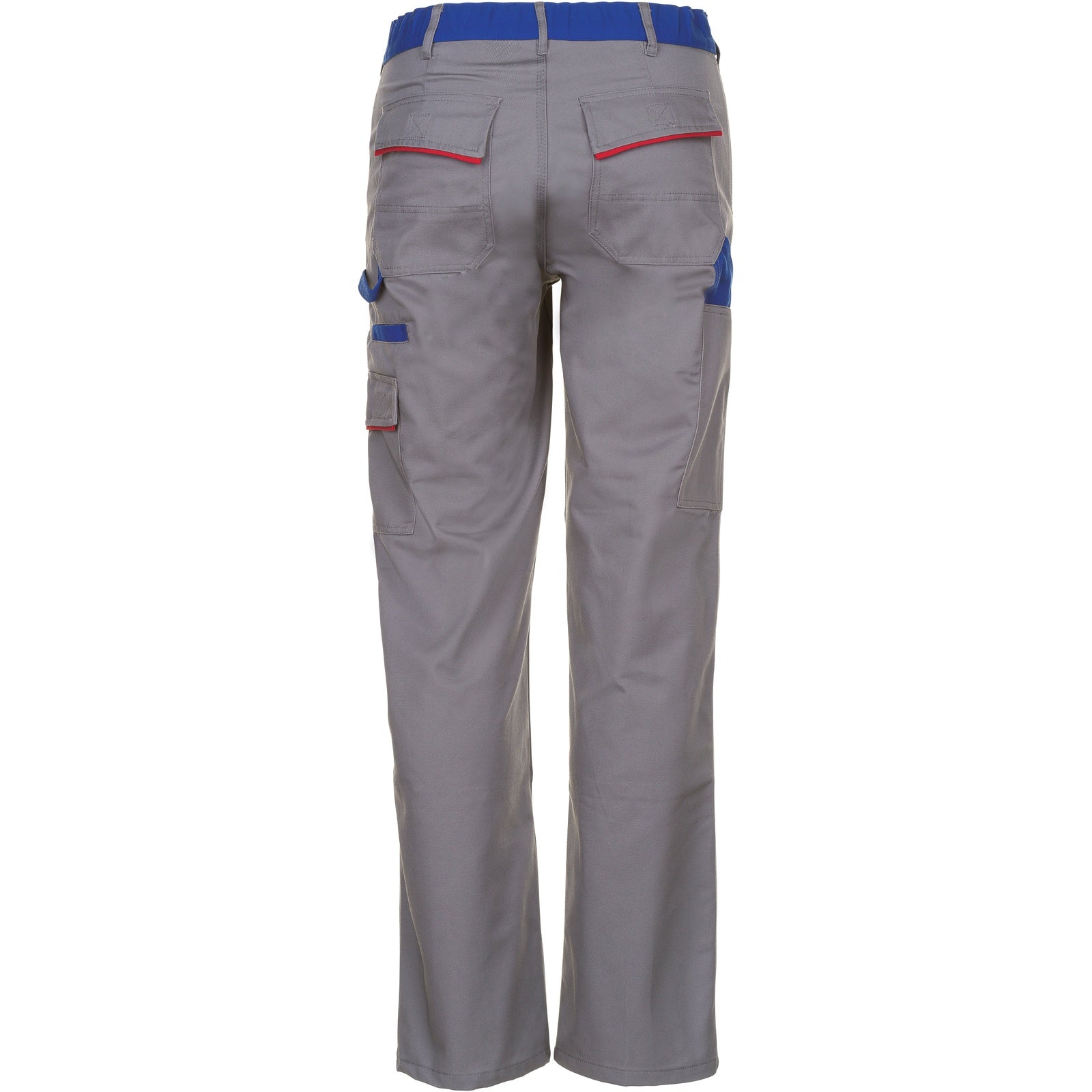 Planam Highline Trousers zinc/royal blue/red - Model view 2