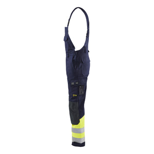 Blaklader BLAKLADER 26071514 MULTINORM CLASS 1 BIB TROUSERS Hi Vis Reflective Work Bib Trousers Men - Antistatic - 260715148933_CL