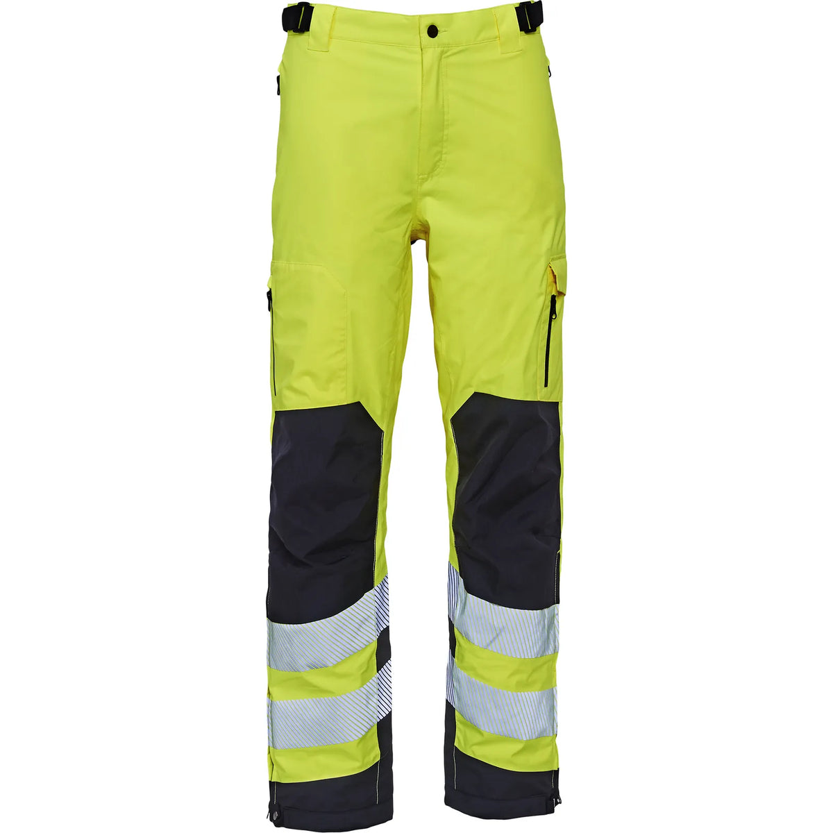 ELKA Rainwear - Visible Xtreme Stretch Waist Trousers - Fluorescent Yellow/Black
