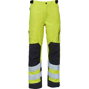 ELKA Rainwear - Visible Xtreme Stretch Waist Trousers - Fluorescent Yellow/Black