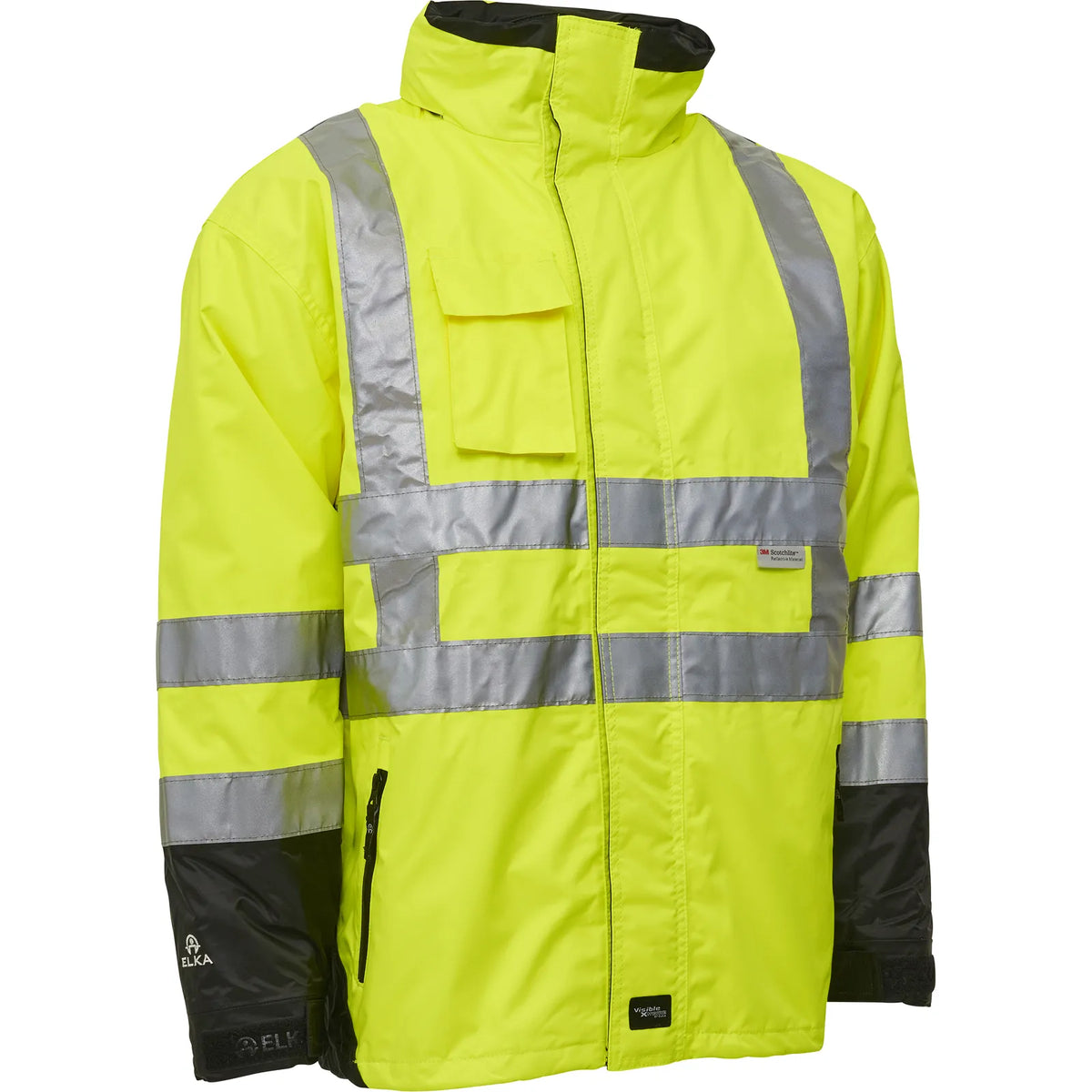 ELKA Rainwear - Visible Xtreme 2-in-1 Jacket - Fluorescent Yellow/Black