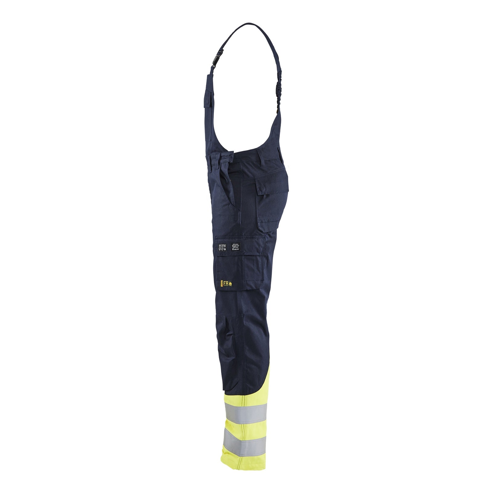 Blaklader BLAKLADER 26051519 Inherent Steel Bib Trousers Hi Vis Reflective Work Bib Trousers Men - flame resistant - 260515198933_CL
