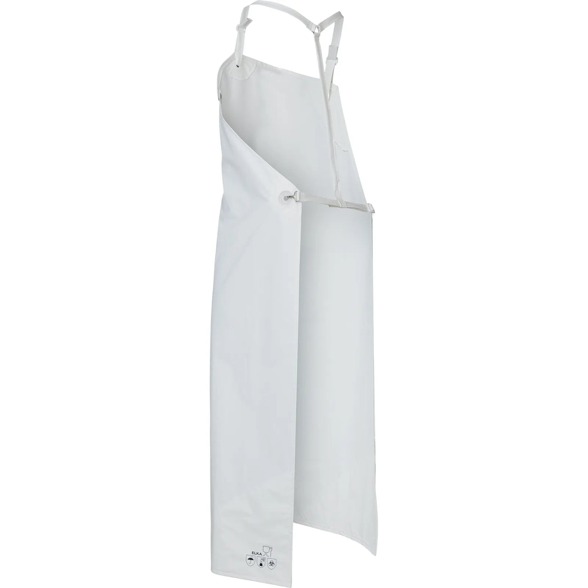 ELKA Rainwear - ELKA FOOD Apron w/loops for braces G&F - White