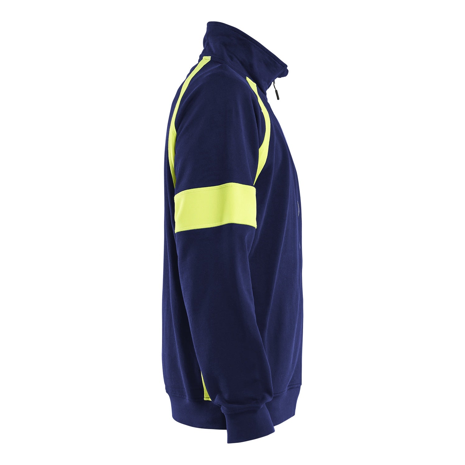 Blaklader BLAKLADER 35671158 Hi Vis Reflective Full Zip Work Sweatshirt MEN - 100% Cotton - 356711588933_CR