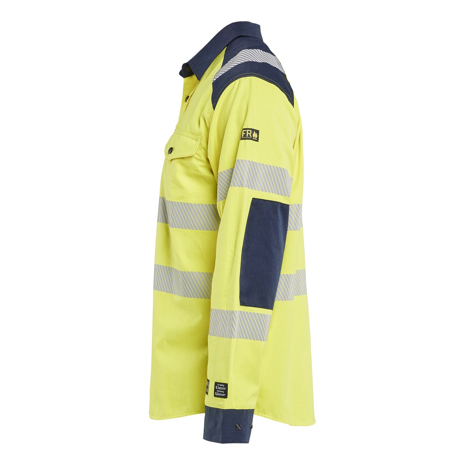 Blaklader BLAKLADER 32391517 Multinorm shirt Hi Vis Reflective Long Sleeve Work Shirt MEN - Flame Retardant - 323915173389_CL