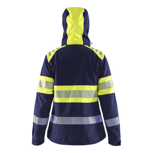 Blaklader BLAKLADER 44042513 Women’s Hi Vis Softshell Jacket Hi Vis Reflective Softshell Work Jacket WOMEN - Waterproof - 440425138933_3