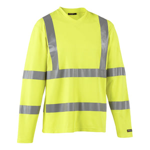 Blaklader BLAKLADER 33811070 Hi Vis UV Long Sleeved T shirt Hi Vis Reflective Long Sleeve Work T-Shirt MEN - UV Protection - 338110703300_3