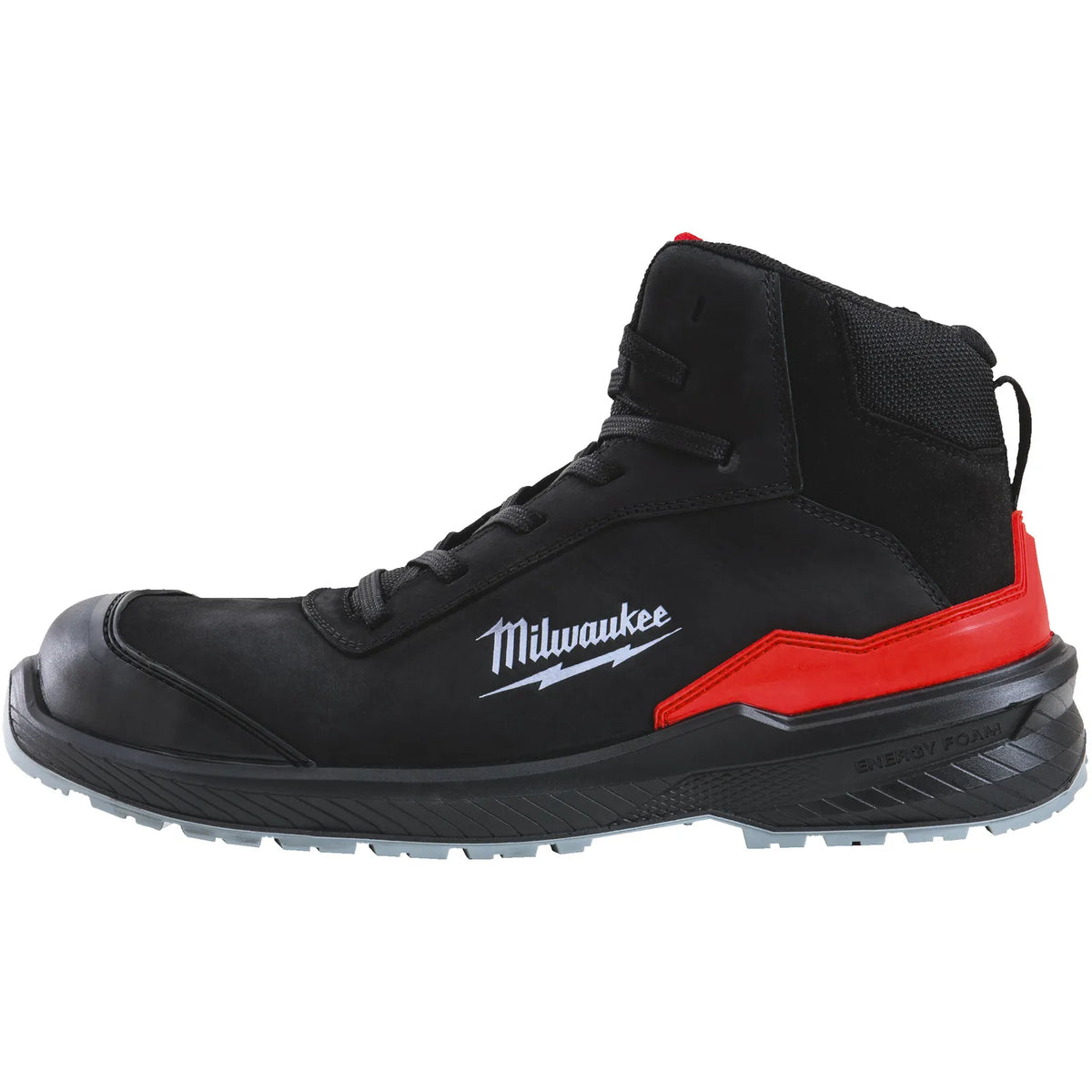 Milwaukee FLEXTRED™ S3S Mid-Cut Safety Shoes ESD 1M110133 - Black