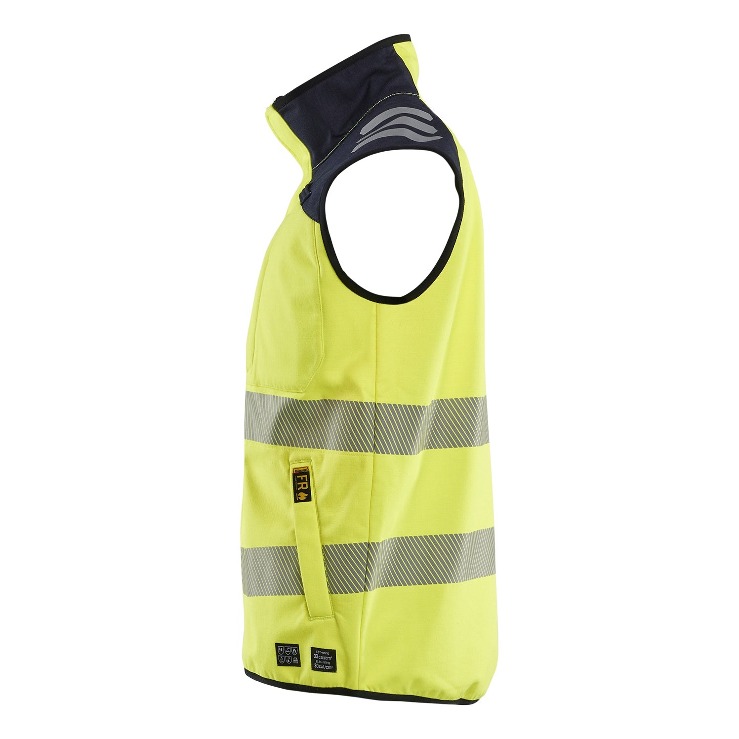 Blaklader BLAKLADER 38491560 MULTINORM SOFTSHELL VEST Hi Vis Reflective Work Softshell Vest MEN - Flame Resistant - 384915603389_CR