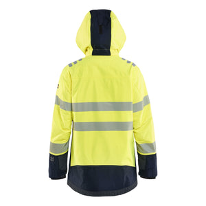 Blaklader BLAKLADER 44491532 Women’s Multinorm Shell Jacket Hi Vis Reflective Shell Work Jacket WOMEN - Waterproof - 444915323389_3