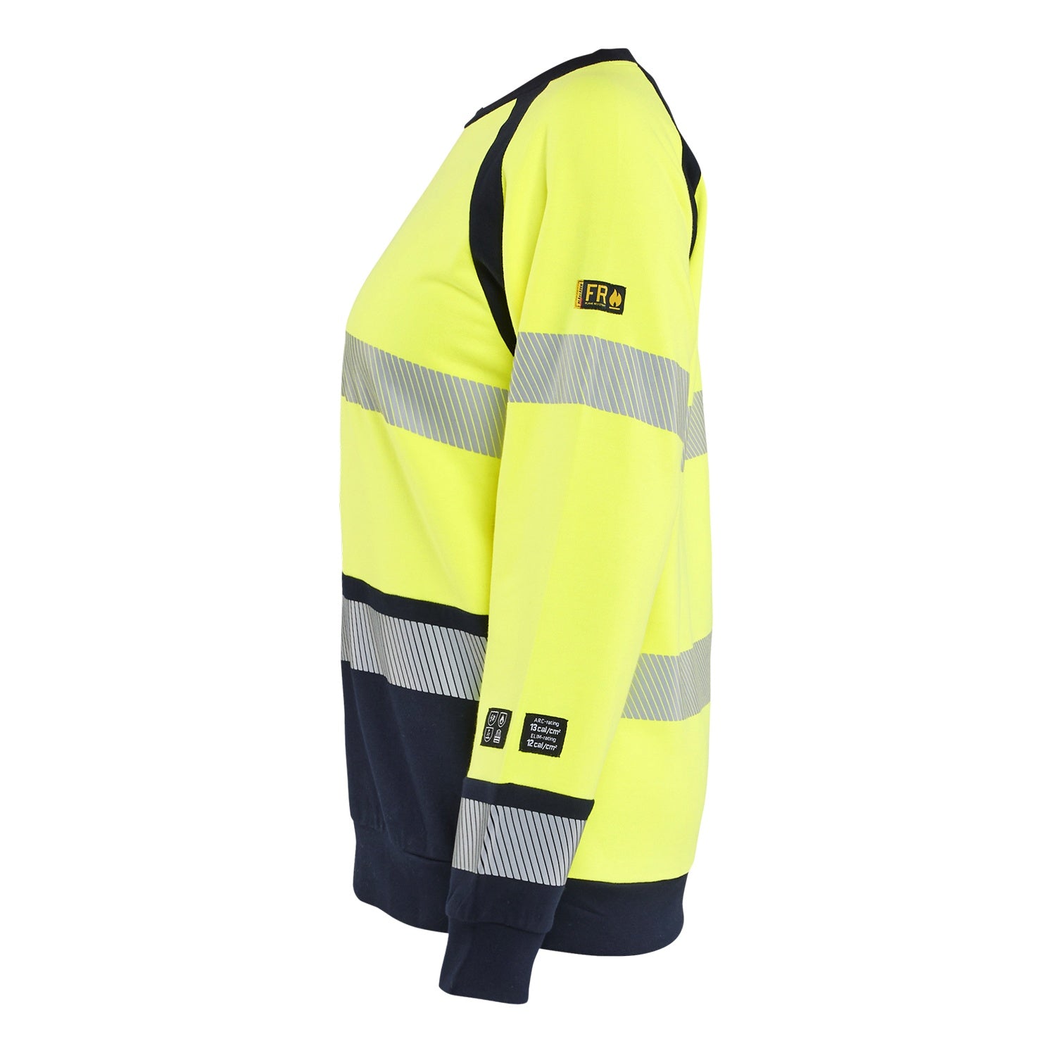 Blaklader BLAKLADER 34541762 WOMEN'S SWEATSHIRT MULTINORM Hi Vis Reflective Work Sweatshirt WOMEN - Flame Retardant - 345417623389_CL