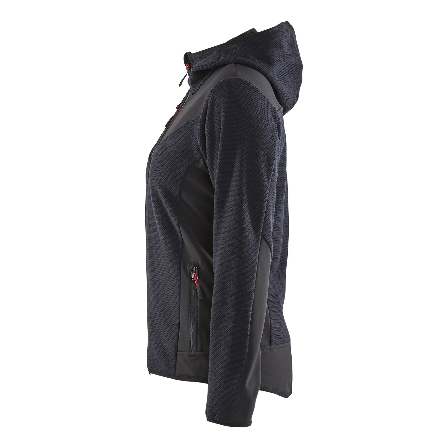 Blaklader BLAKLADER 59412536 Women's knitted jacket with softshell and hood Knitted Work Jacket WOMEN - Stretch - 594125368699_CL