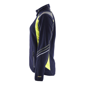 Blaklader BLAKLADER 49731010 Women's microfleece jacket Hi Vis Reflective Fleece Jacket WOMEN - Antipilling - 497310108933_CL