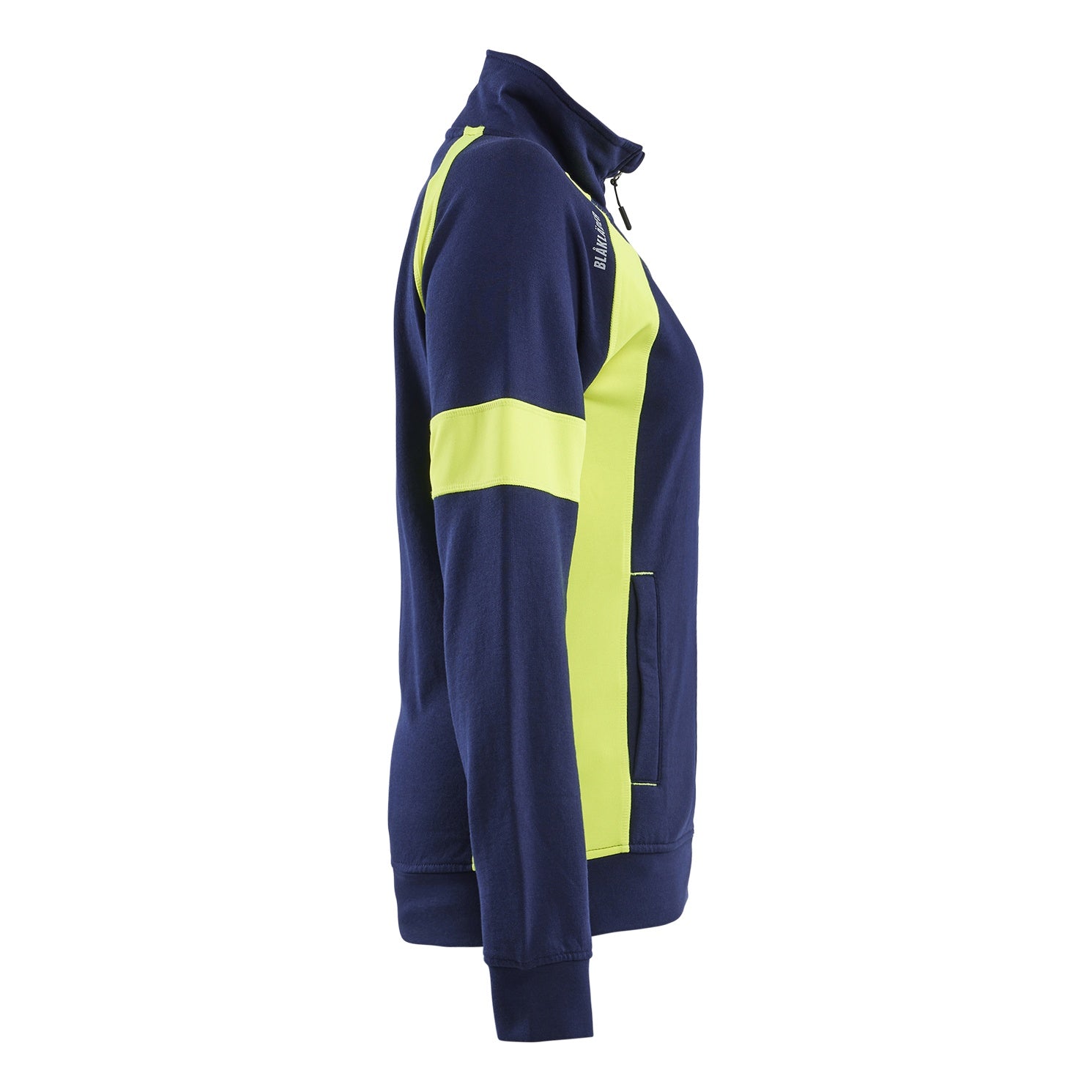 Blaklader BLAKLADER 35681158 Hi Vis Reflective Full-zip Work Sweatshirt WOMEN - 100% Cotton - 356811588933_CR