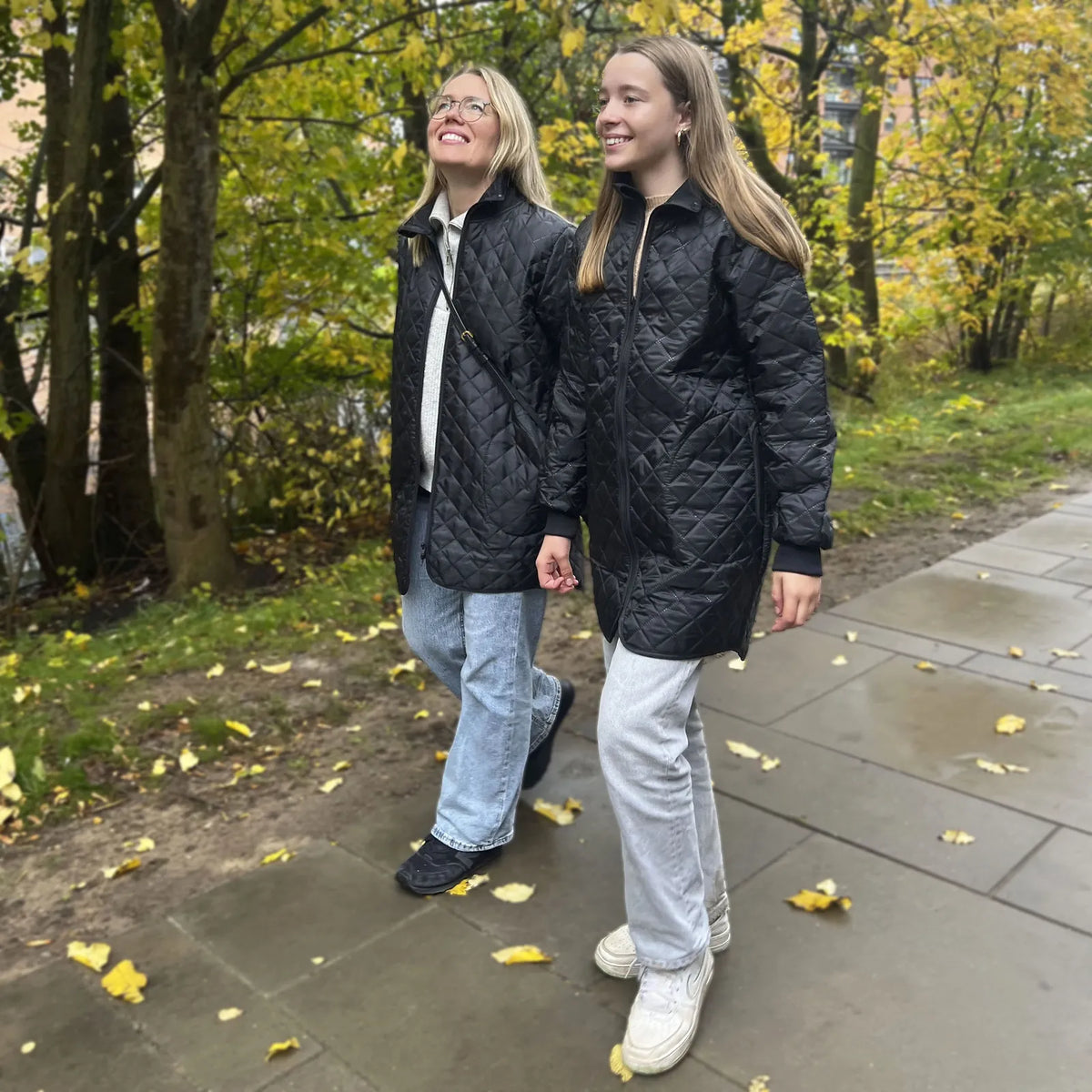 ELKA Rainwear - Long thermal jacket woman - Black