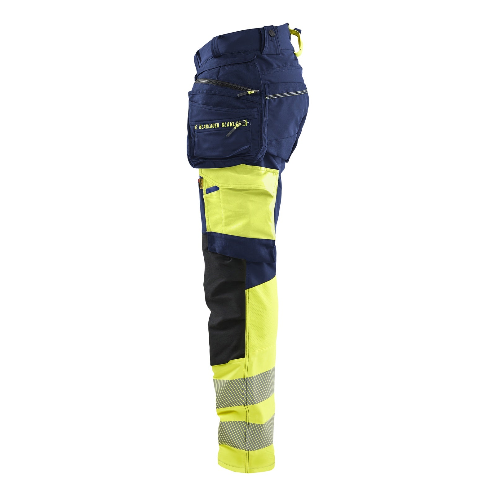 Blaklader BLAKLADER 11251648 Hi Vis Trousers 4 Way Stretch Hi Vis Reflective Work Trousers Men - Double Weave - 112516488933_CL