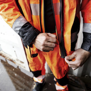 ELKA Rainwear - Visible Xtreme Stretch Jacket - Fluorescent Orange/Black