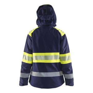 Blaklader BLAKLADER 44301977 WOMEN’S HI VIS SHELL JACKET Hi Vis Reflective Shell Work Jacket WOMEN - Waterproof - 443019778933_3