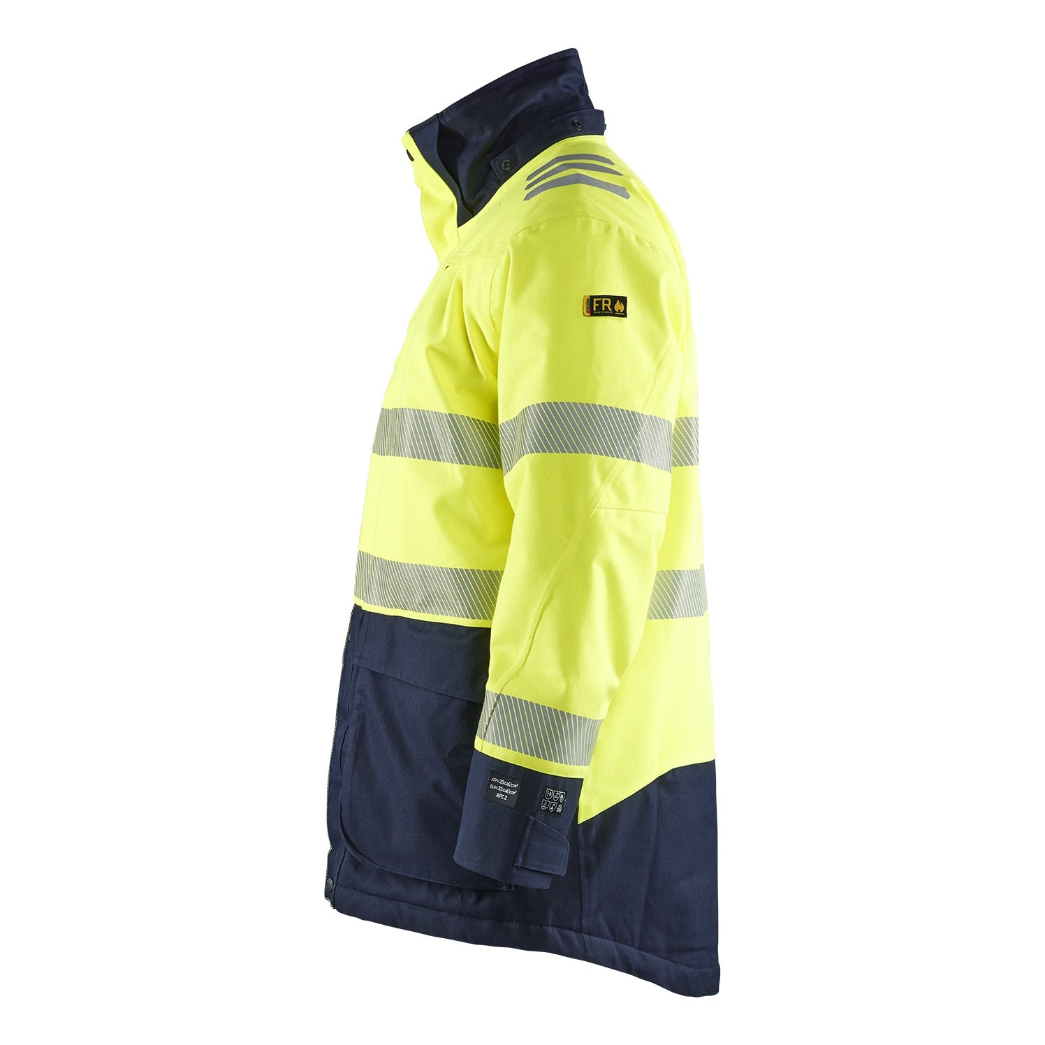 Blaklader BLAKLADER 45271534 Multinorm Winter Parka Hi Vis Reflective Parka Work Jacket MEN - Ripstop - 452715343389_CL