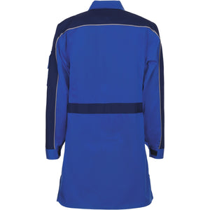 Planam Highline Men´s Coat royal blue/navy/zinc - Model view 2