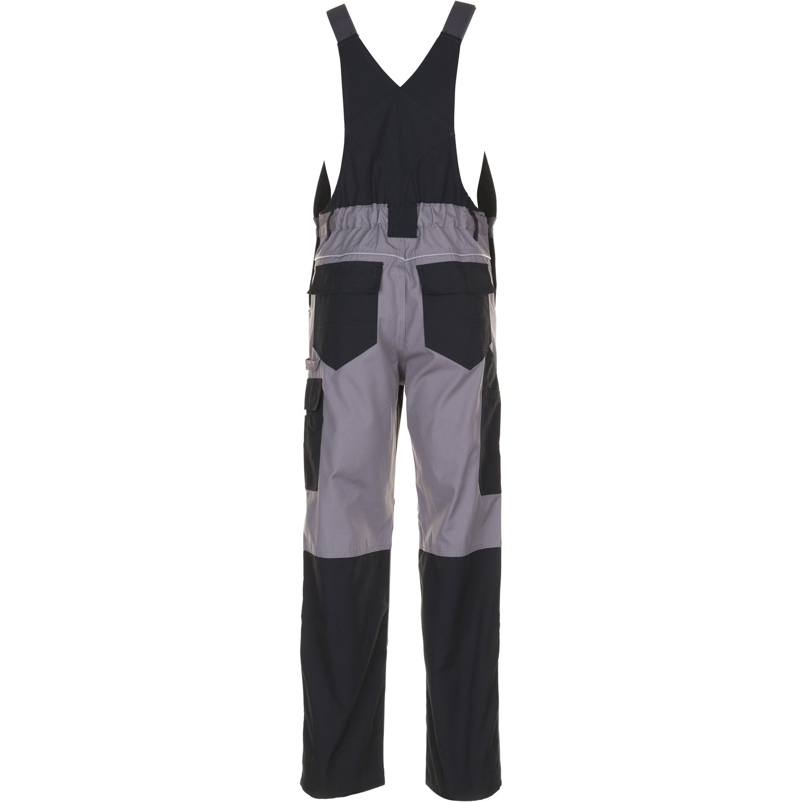 Planam Plaline Dungarees black/zinc - Model view 2