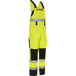 ELKA Rainwear - Visible Xtreme Bib & Brace - Fluorescent Yellow/Black