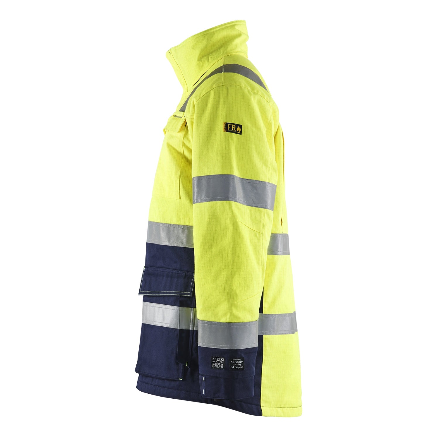 Blaklader BLAKLADER 44671514 Multinorm Winter Parka Hi Vis Reflective Parka Work Jacket MEN - Flame Retardant - 446715143389_CL