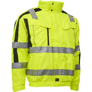 ELKA Rainwear - Visible Xtreme 2-In-1 winter bomberjacket - Fluorescent Yellow/Black
