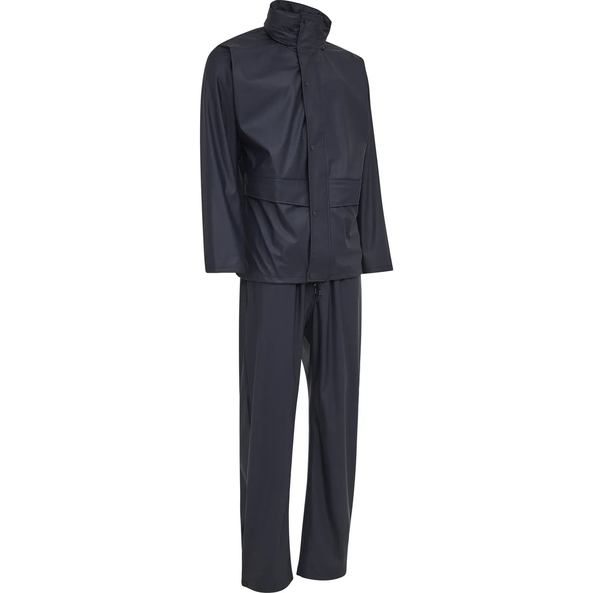 ELKA Rainwear - Dry Zone Rain Jacket and Rain Pants PU Rain Set - Navy