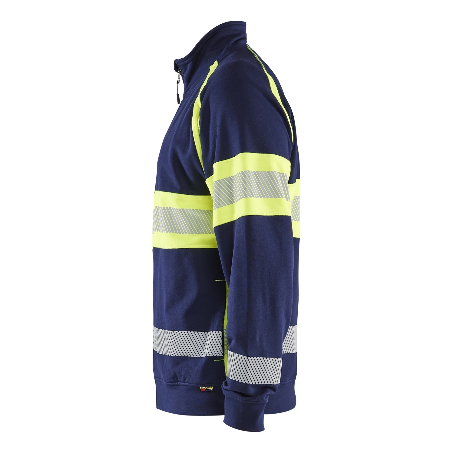 Blaklader BLAKLADER 35511158 Hi Vis Sweater Hi Vis Reflective Full-zip Work Sweatshirt MEN - 100% Cotton - 355111588933_CL