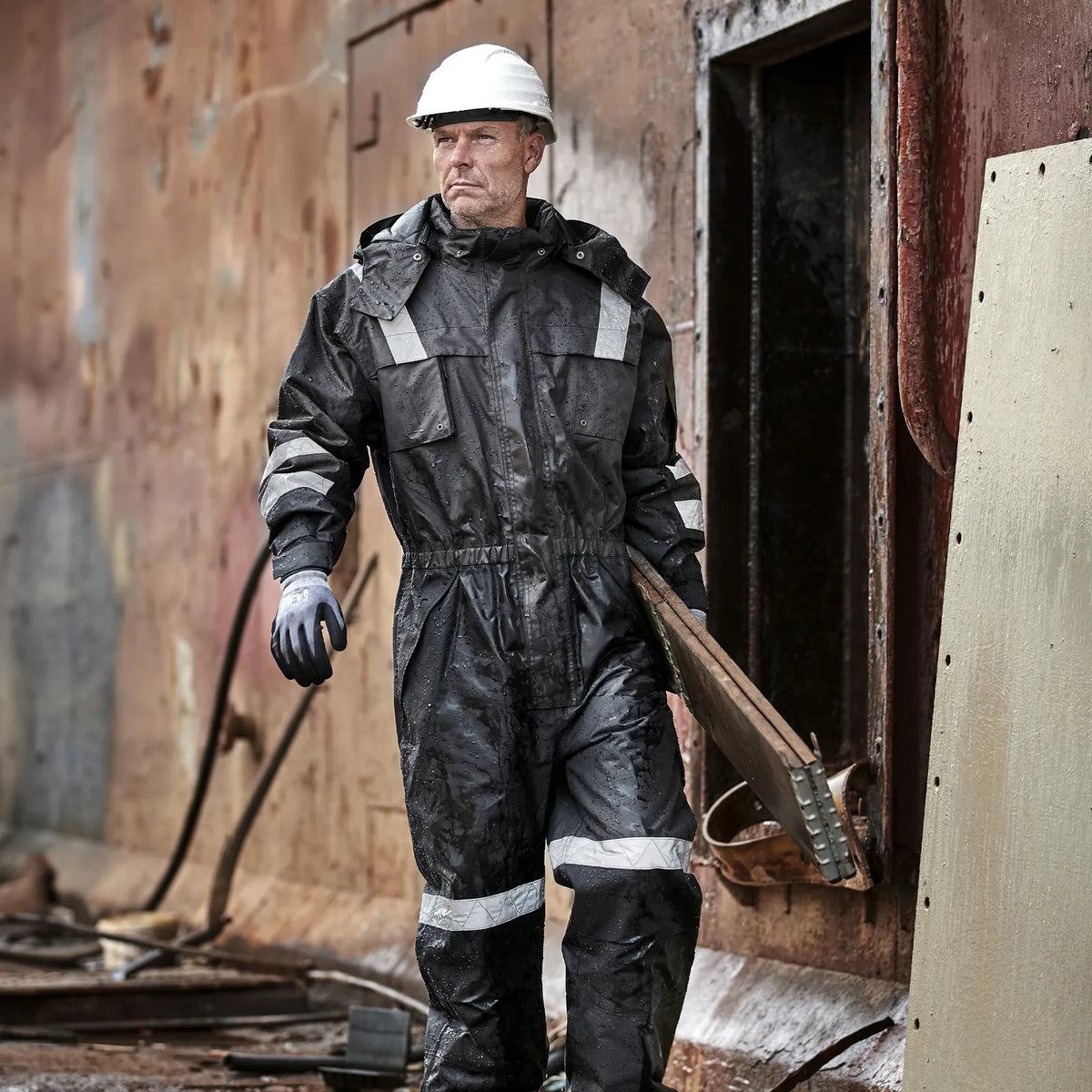 ELKA Rainwear - Working Xtreme Winter Thermal Coverall - Grey/Black