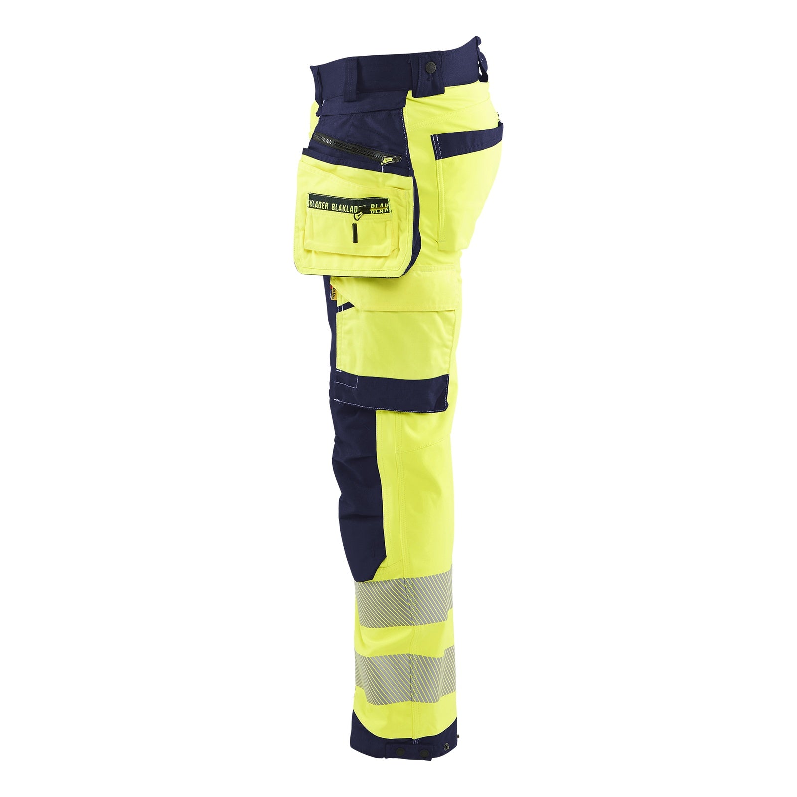 Blaklader BLAKLADER 18202513 | Hi vis Softshell Trousers Hi Vis Reflective Work Trousers Men - Waterproof - 182025133389_CL